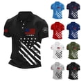 thumbnail image 5 of USA 250th Anniversary Polo Shirt Men Patriotic American Flag Graphic Short Sleeve Button Polo America 250 Merchandise, 5 of 5