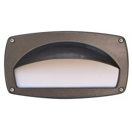 

Recessed Brick Step & Wall Light with Eyelid Bronze