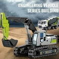 thumbnail image 3 of Engineering Vehicle Assemblage Building Blocks Kits MOC Excavator Mixer Truck Model Bricks DIY Educational Toys Boys Gifts, 3 of 9