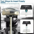 thumbnail image 3 of 1 Pack Boat Seat Base Mount 6.7" x 6.7" Boat Seat Pedestal 3/4" Pin Post Socket, 3 of 9
