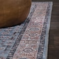 thumbnail image 5 of JONATHAN Y WASHABLE 3 x 5 Area Rug, Kemer All-Over Persian - Blue/Red/Brown, WSH104B-3, 5 of 9