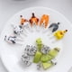 thumbnail image 2 of Inteprter 7 piezas de tenedores de fruta, postre, pastel, palillos para cupcakes para niños, fiambrera, ensalada, Animal decorativo, comida Decoración del hogar, 2 of 6
