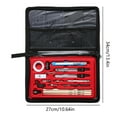 thumbnail image 6 of Professional Geometry Set Student Geometry Math Set with Metal Compass, Divider, 6 of 15