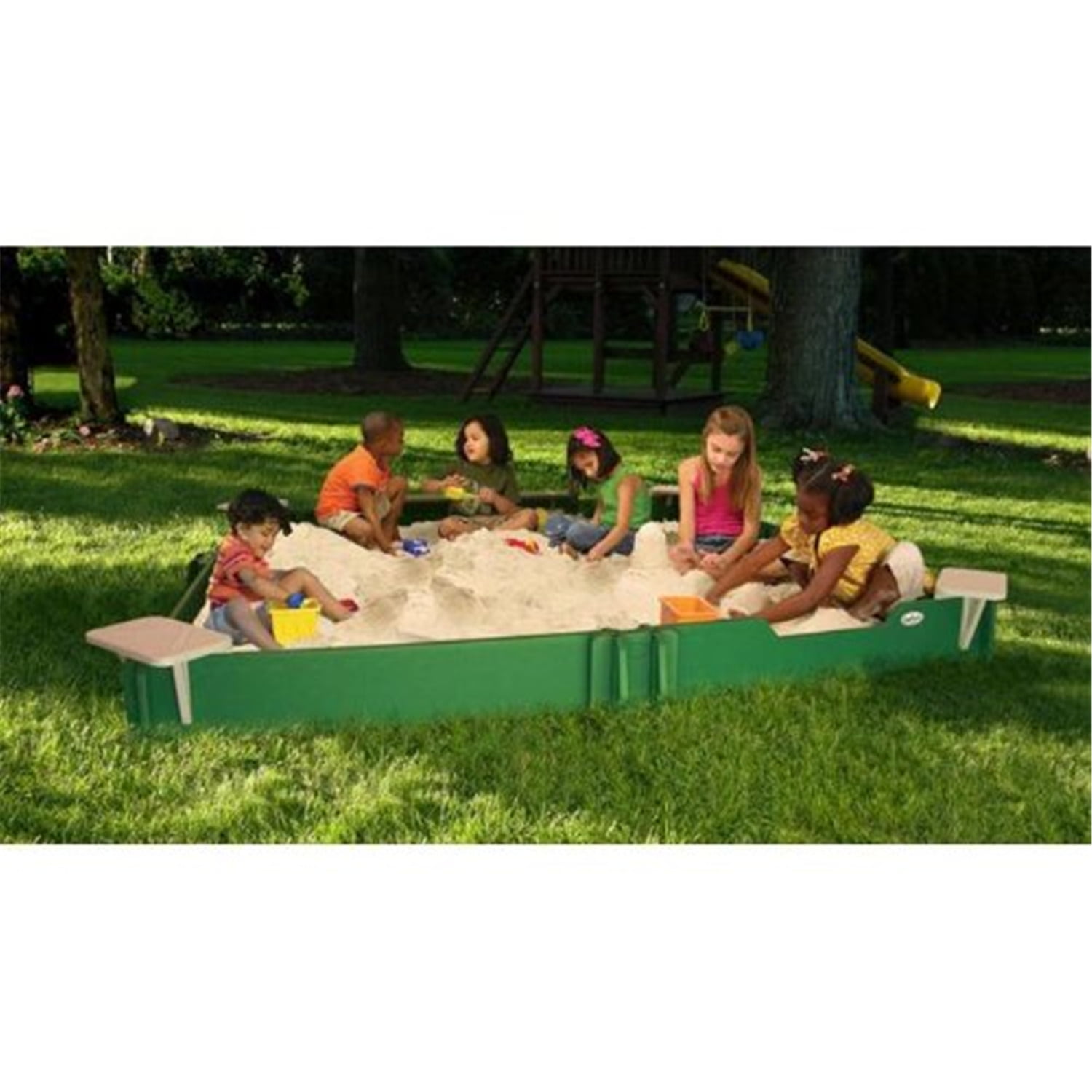 Sandlock Sandboxes Square Sandbox with Cover