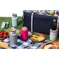thumbnail image 4 of Ello Can Koozie de acero inoxidable | Enfriador de latas inuslado mantiene 12 onzas, 16 onzas, latas delgadas y botellas de vidrio frías, soporte de metal perfecto para cerveza, refrescos y, 4 of 5