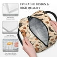 thumbnail image 6 of XMXT Reusable Lunch Bag Women, Pumpkin Ghost Faces Fun Print Large Lunchbox Insulated Lunch Box for Work School, Multicolor, 6 of 9