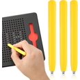 thumbnail image 1 of Bolígrafo de dibujo magnético de repuesto de 3 piezas, bolígrafos de repuesto magnéticos para tablero de dibujo magnético Magnapad de la A a la Z y números del 0 al 9, amarillo, 1 of 5