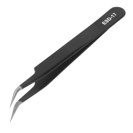 

Static Proof Tweezers Non Magnetic Tweezers Thermal Insulation Comfortable Accurate ESD-17 Acid Alkali Resistant 113mm For Semiconductors
