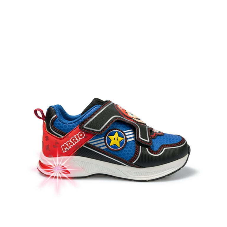 Nintendo Boys Mario and Luigi Athletic Sneakers - Walmart.com