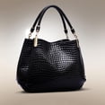 thumbnail image 5 of Bolso de mano de piel granulada de cocodrilo para mujer, 5 of 5