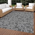 thumbnail image 3 of Addison Rugs Chantille Indoor/Outdoor Transitional Kids Graphite Machine Washable Rectangle Rug, 8' x 10', 3 of 8