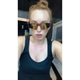 thumbnail image 4 of FEISEDY Futuristic Visor Punk Sunglasses Rimless One Piece Goggles Miorred Shades Women Men B2927, 4 of 8