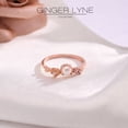 thumbnail image 2 of Isla Simulated Pearl Ring for Women Sterling Silver 14K Gold Plated Ginger Lyne Collection, 2 of 6