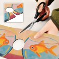 thumbnail image 6 of Yayeee Faucet Mat for Kitchen Sink 30" Diatomite Long Splash Guard Pad, Goldfish, 2 Pack, 6 of 7