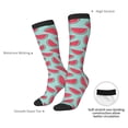 thumbnail image 5 of Picia Women Crew Soft Moisture-wicking Socks Watermelon Pattern Design Cotton Socks, One Size fit All, 5 of 9