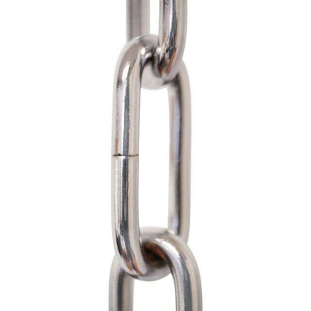 RCH Hardware CH-S59-496-PC-10 Steel Fixture Chain, Polished Chrome (10FT)