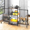 thumbnail image 1 of Fishing Rod Holder for Rods  Ground Stand Fishing Pole Holders for Garage  Vertical Fish Rod Rack for Tackle Box  Fishing Supplies a Display Fish Gear Storage  for Man, 1 of 7