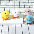 thumbnail image 4 of OUSITAID 5Pcs Plush Chick Cartoon Soft Colorful Plush Baby Chick Jumping Toy for Gift, 4 of 10