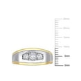 thumbnail image 2 of Everly Men's Sapphire 10k Yellow Gold Wedding Ring, 2 of 7
