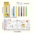 thumbnail image 3 of Children's Height Stickers Painting Stickers Measuring Height Ruler Diy Wall Stickers Parent Child Interactive Painting Set Arts And Crafts for Kids Ages 8-12 Girls Easter Crafts for Kids Ages 8-12, 3 of 4