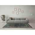 thumbnail image 3 of Ahgly Company Indoor Rectangle Persian Light Blue Traditional Area Rugs, 3' x 5', 3 of 4
