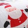 thumbnail image 4 of Christmas Quilt Set Queen Size - Lightweight Christmas Bedspread for Bedroom Holiday Decor, 4 of 8