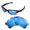 Ice Blue Coated - Polarized, variant on Walleva Emerald Polarized Vented Replacement Lenses for Oakley Flak Jacket XLJ Sunglasses