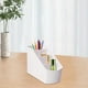 thumbnail image 5 of Small Multifunctional Organizer Desk Caddy Home Office Accessory Tray School Art Supply Holders Pen Pencil Brush Compartment Bathroom Countertop Storage, 5 of 5