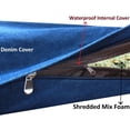 thumbnail image 6 of Dogbed4less Shredded Memory Foam 55"x47" Dog Bed Pillow with Blue Denim Cover, 6 of 7