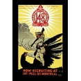 thumbnail image 1 of Canada Overseas Battalion: Now Recruiting at 197 Peel Street, Montreal-Fine Art Canvas Print (20" x 30"), 1 of 1