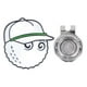 thumbnail image 1 of Clips para sombrero de golf, imán de aleación de zinc, clip para sombrero de golf, marcador de pelota de golf desmontable para club de campo de golf, blanco, 1 of 5