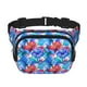thumbnail image 1 of Fotbe Bright Flowers Cangurera Cuadrada con Estampado de Doble Capa, Bolsa de Cintura Ajustable Mini para Hombres y Mujeres, 1 of 9