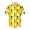 thumbnail image 4 of Rciityk Men's Hawaiian Short Sleeve Button Up Shirt Tropical Vacation Holiday Beach Shirts Summer Casual Lapel Top Beach Outfits, 4 of 5