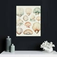 thumbnail image 4 of ONETECH Coastal Wall Art Canvas Paintings Shell Starfish Coral Conch Picture Watercolor Art Wall Decor Framed Prints Artwork for Bathroom Kitchen Bedroom Living Room, 4 of 4