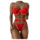 thumbnail image 1 of Gibobby Lencería de encaje Día de San Valentín Ropa de dormir Ropa interior de Pijamas Encaje Anillo de sexy Lencería Liga Nuevos íntimos(Rojo, XXL), 1 of 5