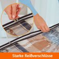 thumbnail image 3 of Foldable Sturdy Clothes Organizer, Comfort Clothes Storage Under Bed Container, Ultra Thick Fabric with Transparent Label Pocket, Reinforced Handles for Easy Carrying, Non-Woven, 3 of 5