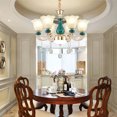 thumbnail image 3 of HY& European-Style Chandelier Living Room Chandelier Ceramic Crystal Chandelier Simple Atmosphere2021New Internet Celebr My Lux Decor Round, 3 of 6