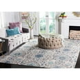 thumbnail image 5 of SAFAVIEH Madison Hope Floral Paisley Area Rug, Cream/Light Grey, 9' x 9' Round, 5 of 6