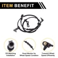 thumbnail image 4 of Unique Bargains ABS Wheel Speed Sensor ABS Sensor Anti-lock Braking System Sensor No.7L2Z2C204B for Ford Explorer 2015-2020 1 Pc Front Left Front Right, 4 of 6