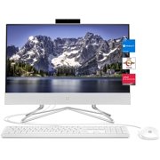 HP 2022 Newest All-in-One Desktop, 21.5" FHD Display, AMD Athlon Silver 3050U, 12GB DDR4 RAM, 512GB PCIe SSD, WiFi, HDMI, Webcam, RJ-45, Wired Keyboard&Mouse, Windows 11 Home, White