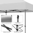 thumbnail image 5 of Outdoor Basic 10' x 20' Pop up Instant Canopies Tent with Wheeled Carrying Bag for Party Commercial Activity,White, 5 of 8