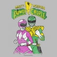 thumbnail image 2 of Men's Power Rangers Mighty Morphin Power Couple Graphic Tee Athletic Heather 3X Large, 2 of 5
