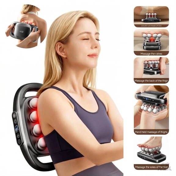 16 Head Massage Gun Deep Tissue Massager 3 Modes 30 Speed Levels Muscle Relax