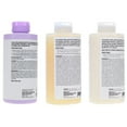 thumbnail image 3 of Olaplex No.4p Blonde Enhancer Toning Shampoo 8.5 oz, No.4 Bond Maintenance Shampoo 8.5 oz & No. 5 Bond Maintenance Conditioner 8.5 oz Combo Pack, 3 of 8