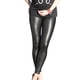 thumbnail image 4 of ShomPort Maternity Leather Leggings Over The Belly High Waisted Stretchy Maternity Yoga Pants Comfy Pants Tights, 4 of 6