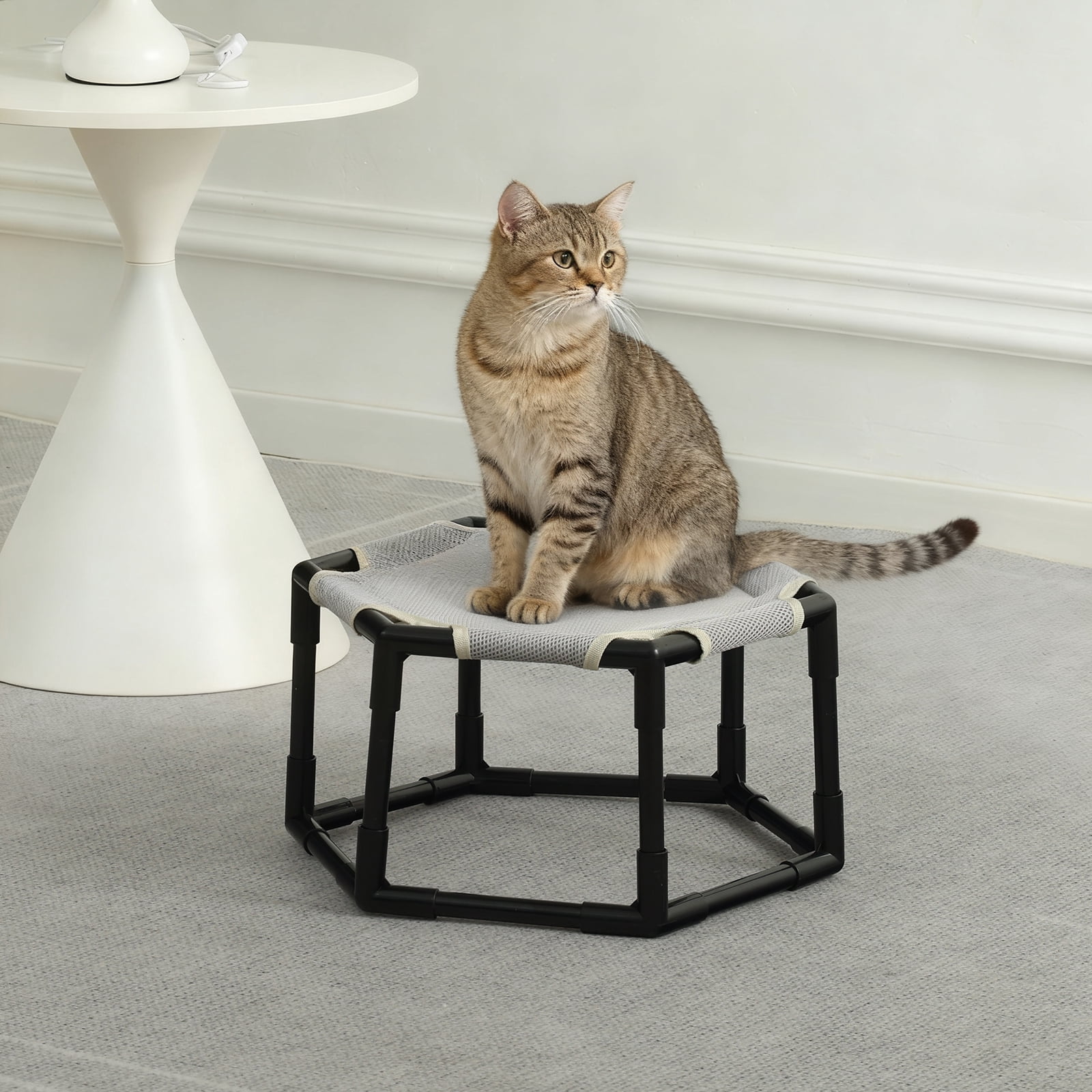 Cerumphs Hexagonal Pet Trampoline Indoor Cat Sports Bed