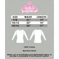 thumbnail image 6 of Miss Popular 4-Pack Girls' Long Sleeve Crew Neck T-Shirts, Sizes 7-16, 6 of 6