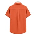 thumbnail image 7 of Mifsaly Plus Size Short Sleeve Shirts Women Button Up Business Casual Blouses Lightweight Elegant Linen Tops Vacation Going Out Fashion Outfits M, 7 of 7