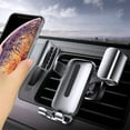 thumbnail image 2 of para teléfo automóvil Gravedad Manos Abrazadera , soporte, soporte, cuna, para teléfonos móviles con cl gris Baoblaze Soporte para teléfono de coche, 2 of 8