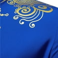 thumbnail image 4 of Wavsuf Men's Sweatsuits Set 2 piece Jogger Set for Men Slim Shirt Sweatshirt and Sweatpants Blue Size L, 4 of 8